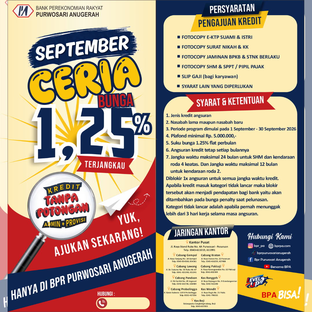Kredit September Ceria 2026